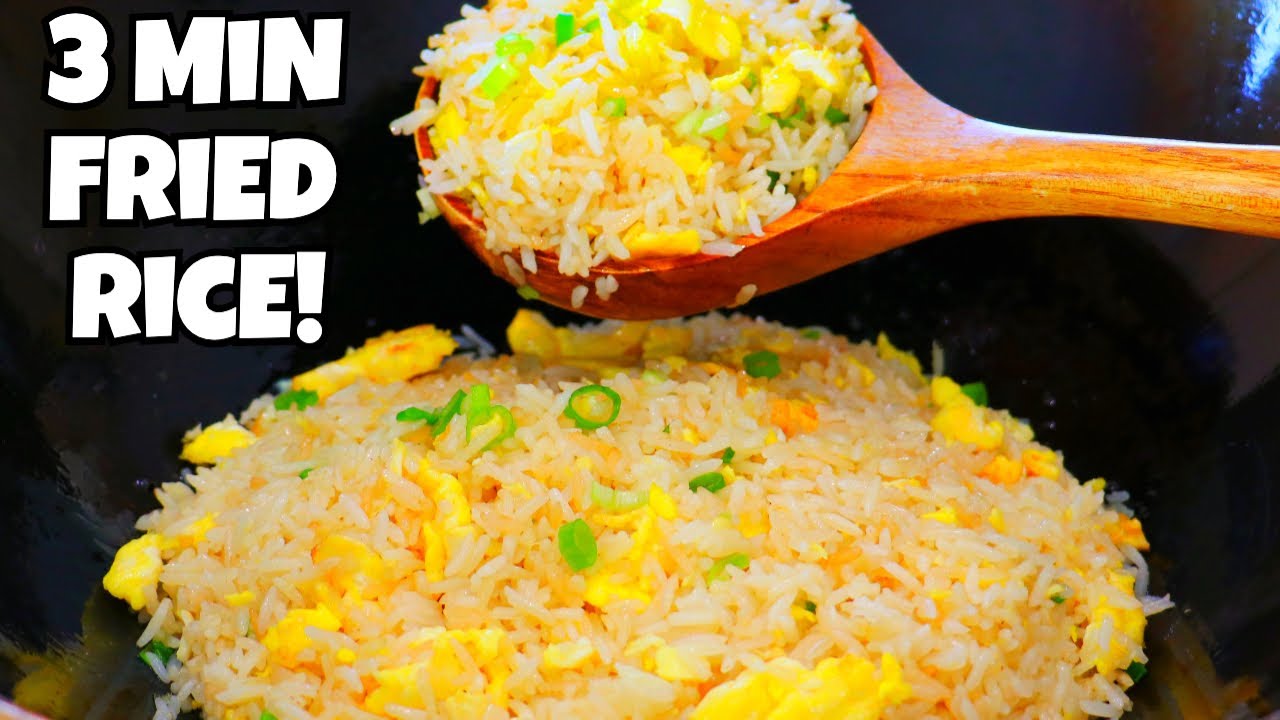 3-Min Egg Fried Rice Recipe—BETTER Than Takeout Guaranteed!