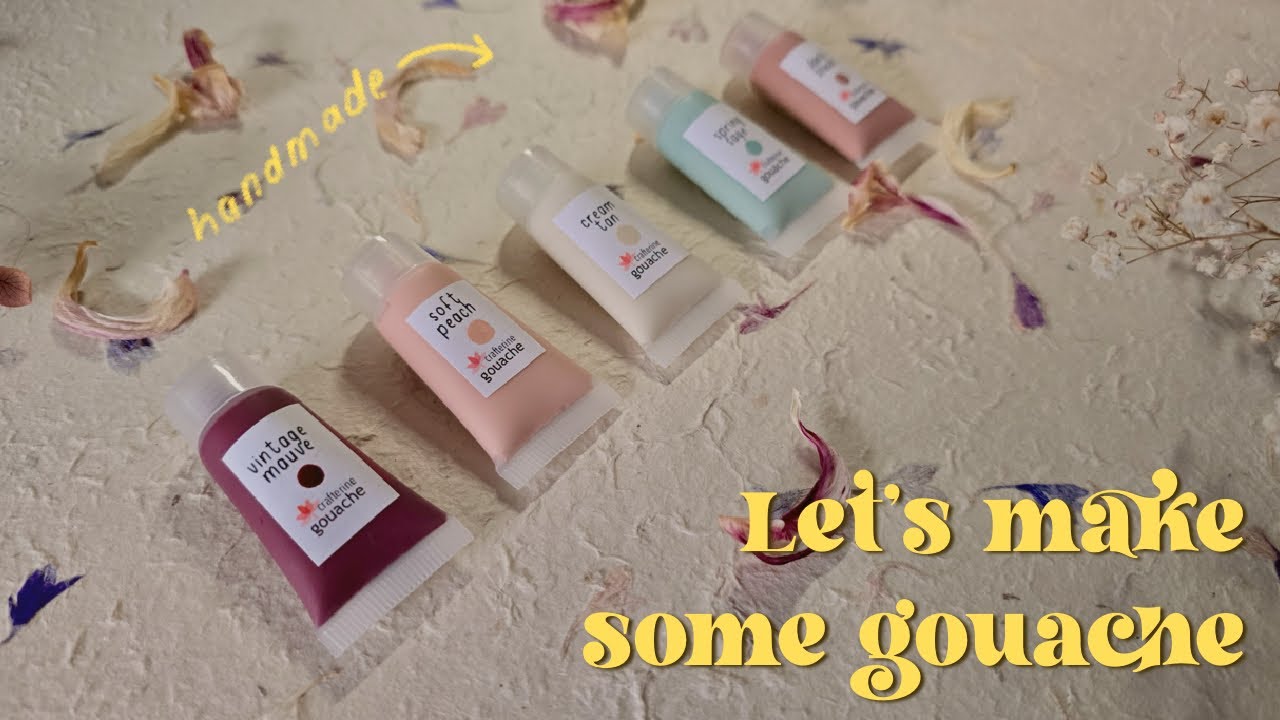Why buy when you can DIY? Create Pro-quality gouache at home