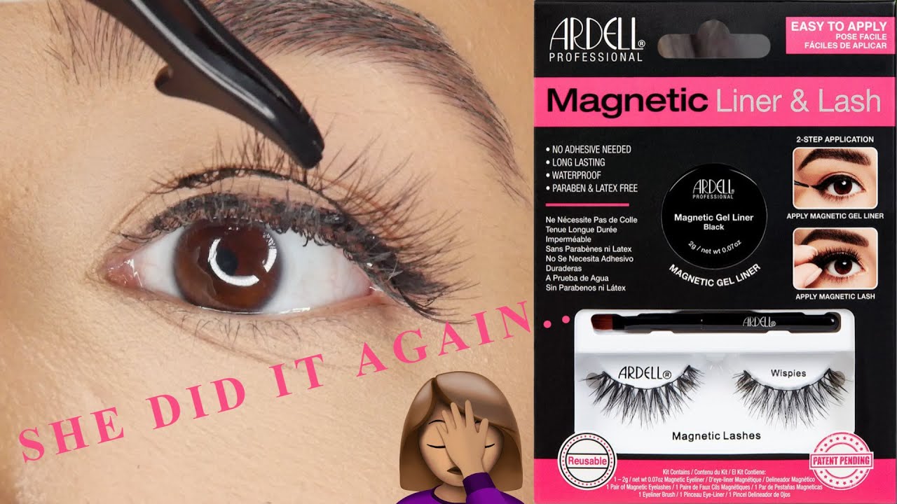 TRYING ARDELL MAGNETIC EYELINER FOR THE FIRST TIME - THE SEQUEL!!