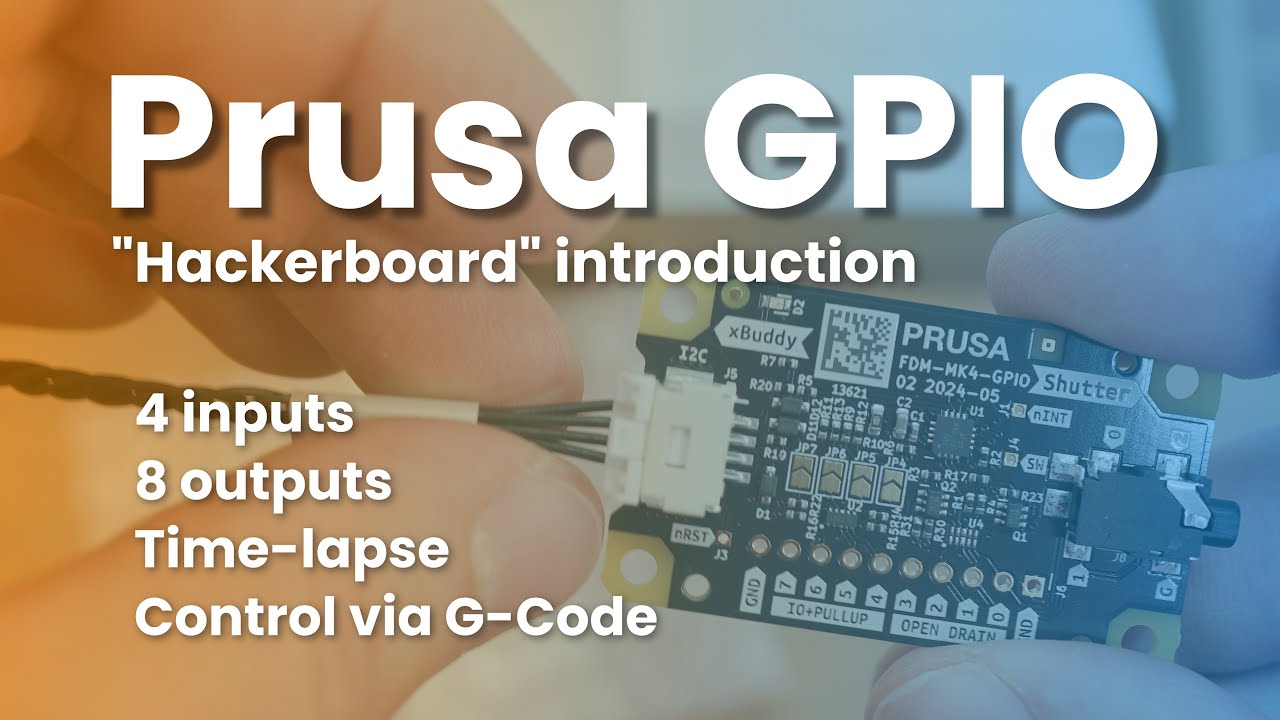 Prusa GPIO "Hackerboard" introduction