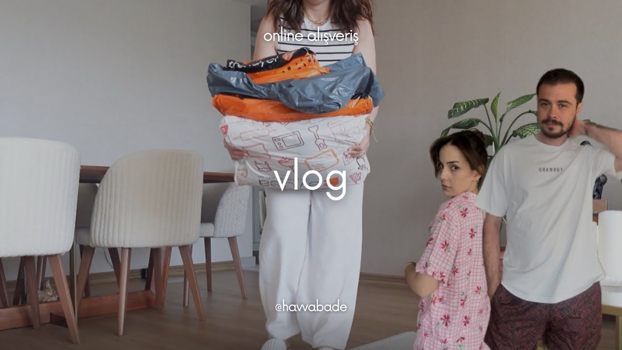 vlog | dev yaz alışverişi, trendyol, hepsiburada ve trendyolmilla online alışverişim
