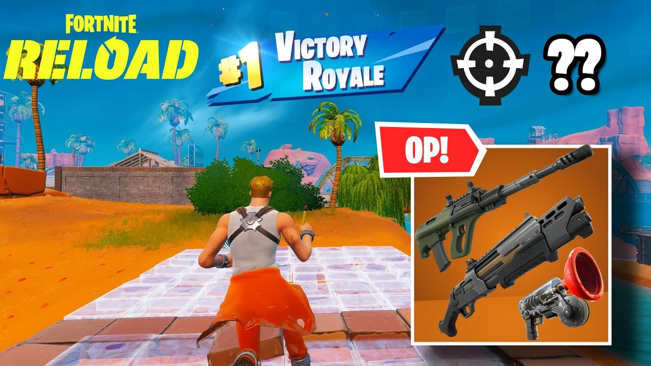 High Kill Solo Win in Fortnite Reload 🔥 | Full Match