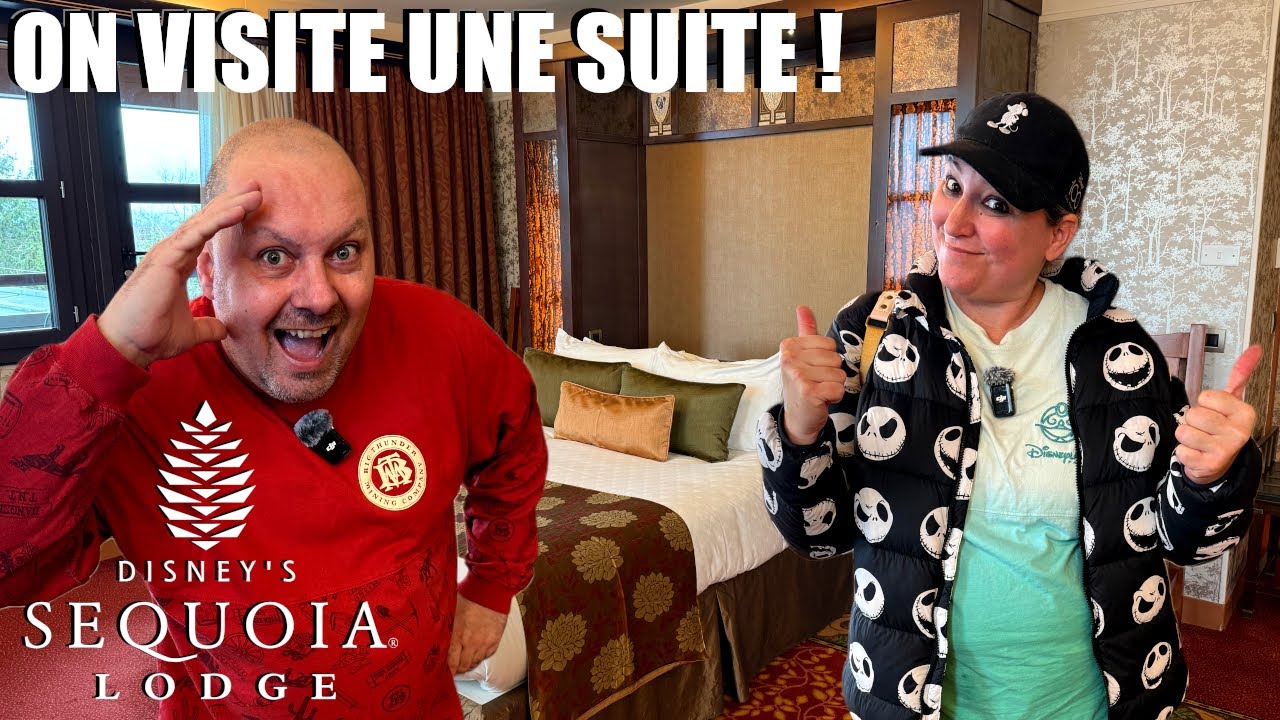 ON VISITE UNE SUITE A L'HOTEL DISNEY'S SEQUOIA LODGE A DISNEYLAND PARIS