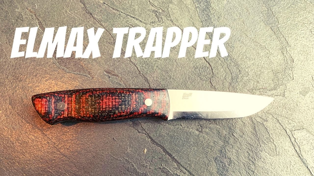 Building an Elmax Enzo / Brisa Trapper knife with hessian Micarta scales. (Part 1)