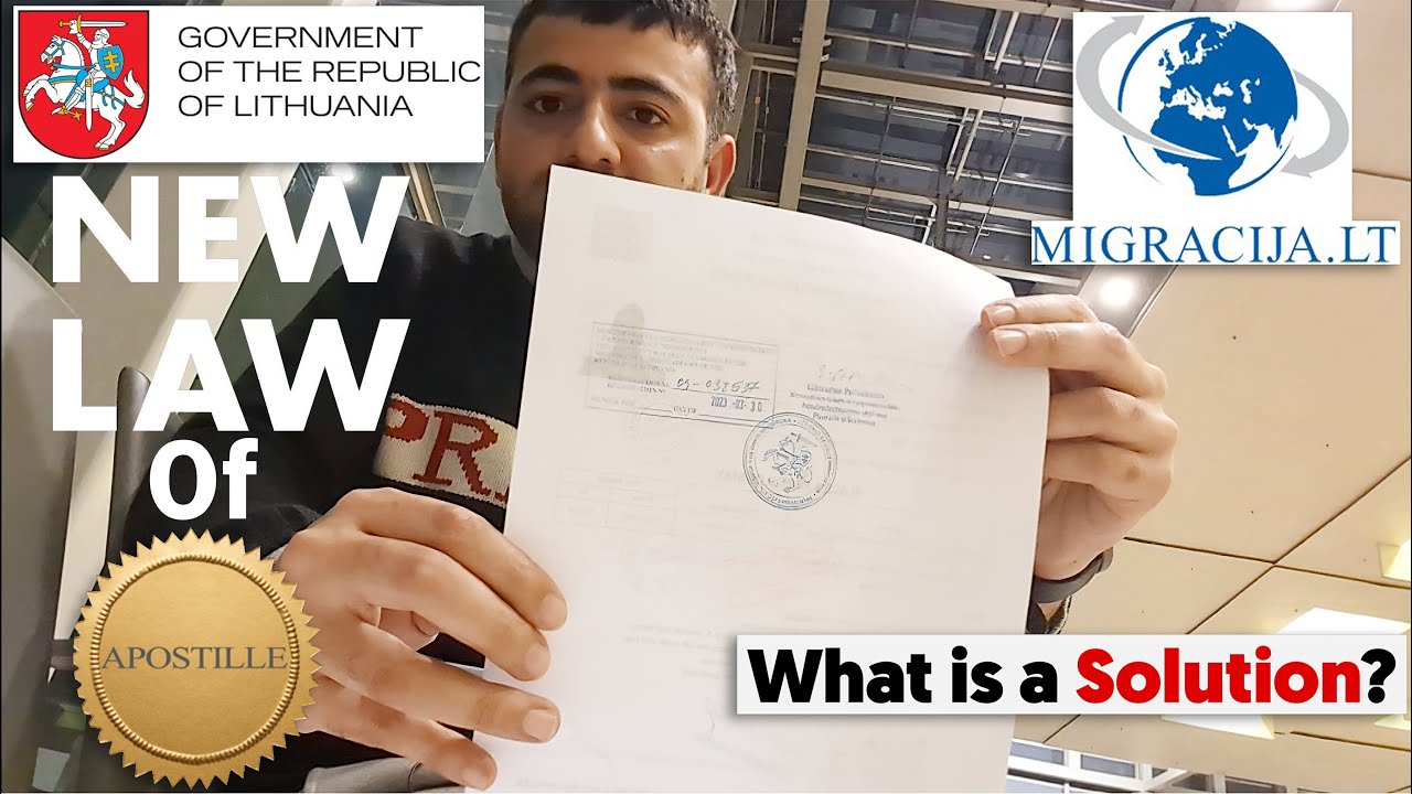 PCC Double Legalization | Apostille | Bad news from Lithuanian Immigration?