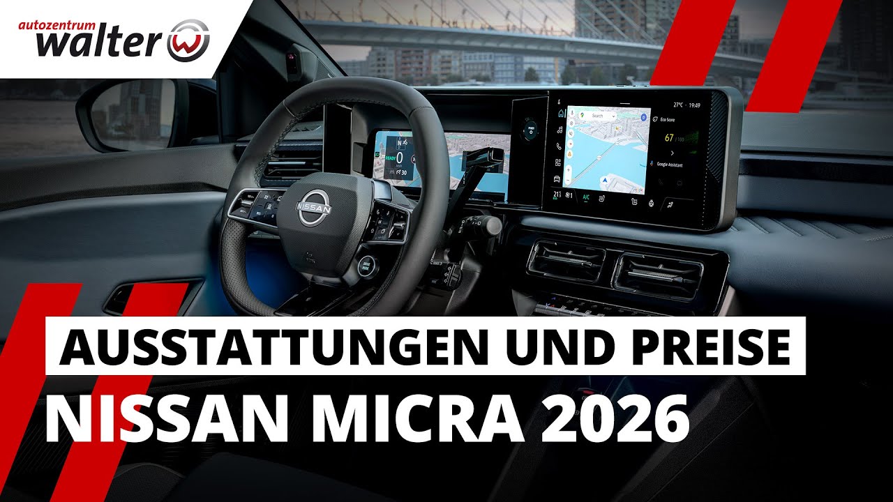 Nissan Micra 2026: Alle Ausstattungen und Preise im Überblick | Engage, Advance, Evolve?