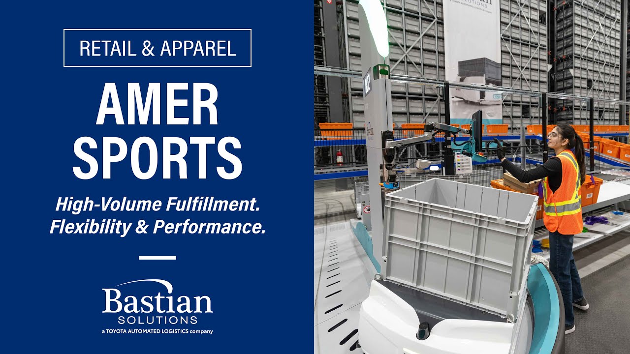 Amer Sports Unlocks Next-Level Warehouse Automation with Goods to Person Robotic Picking