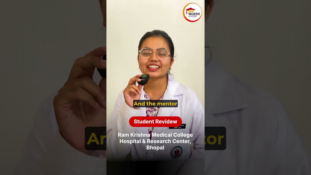 MOKSH Academy's Career Guidance session at Rana Krishna Medical College & Research Centre, Bhopal🥼🎓🚀