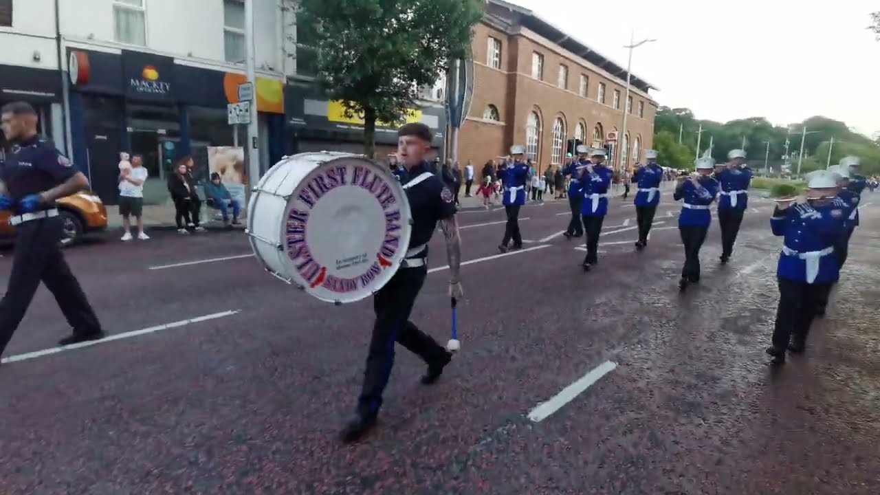 Ulster First Flute Band - UFFB - MIDNIGHT MILE - @ROBERT GRAHAM MEMORIAL PARADE BANGOR JULY 2024