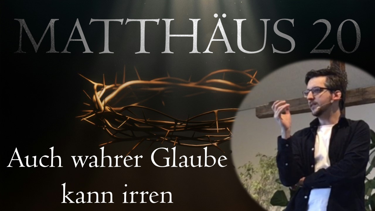 Wer von euch der Erste sein will (Matthäus 20) - Predigt von Yannick Vogel