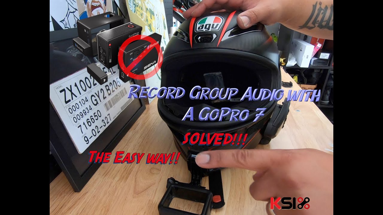 EASILY Record Group Ride Audio With SENA and  GoPro 5, 6, & 7 | KSIX