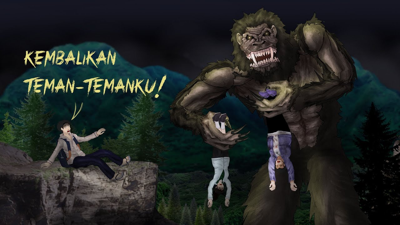 Pendakian Terakhir – Kenapa mereka diintai sosok raksasa? #HORORMISTERI | Animasi Kartun Hantu