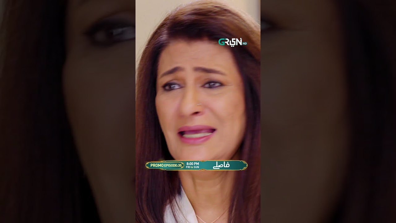 Faaslay Episode 35 Promo | Tonight 08:00 PM | Green Prime  #faaslay #aliansari #sabooraly