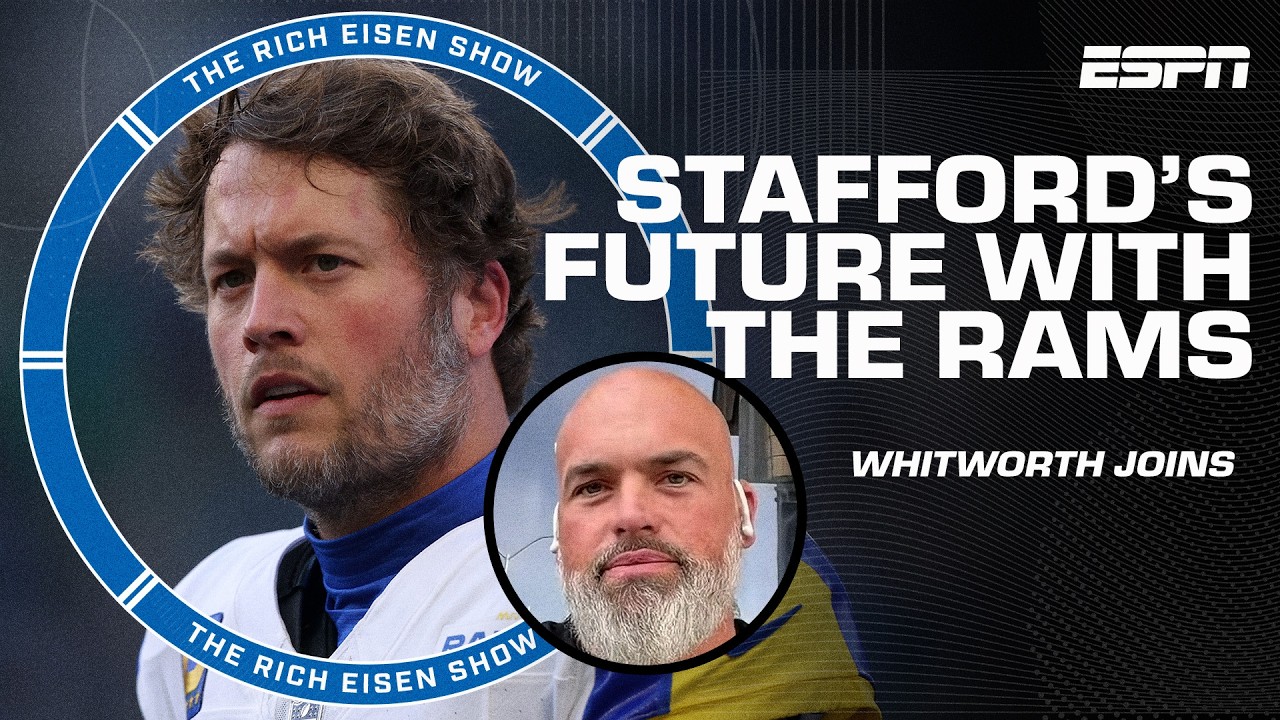 Talking Matthew Stafford's Rams future with former teammate Andrew Whitworth 🔮 | The Rich Eisen Show