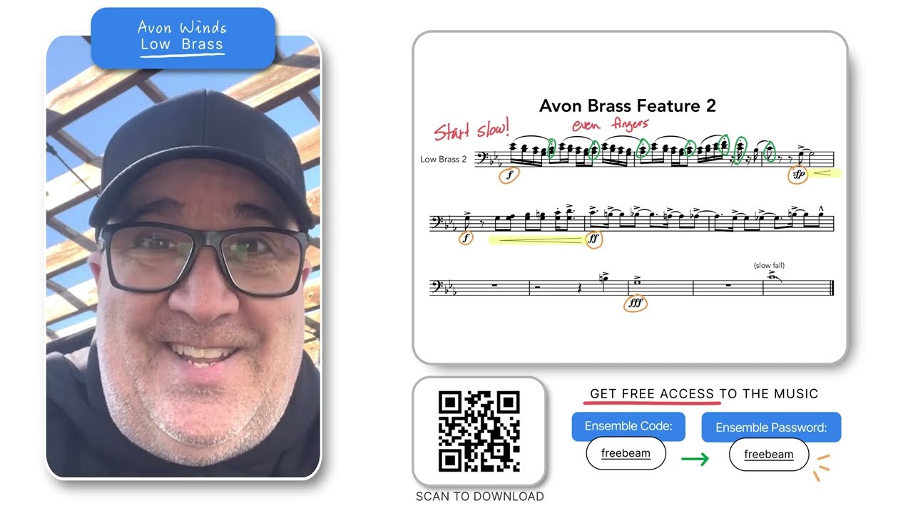 Take Note Ep. 5: Matt Harloff Breaks Down the Low Brass Feature | Avon Winds 2025 “Raise the Roof” 🎺