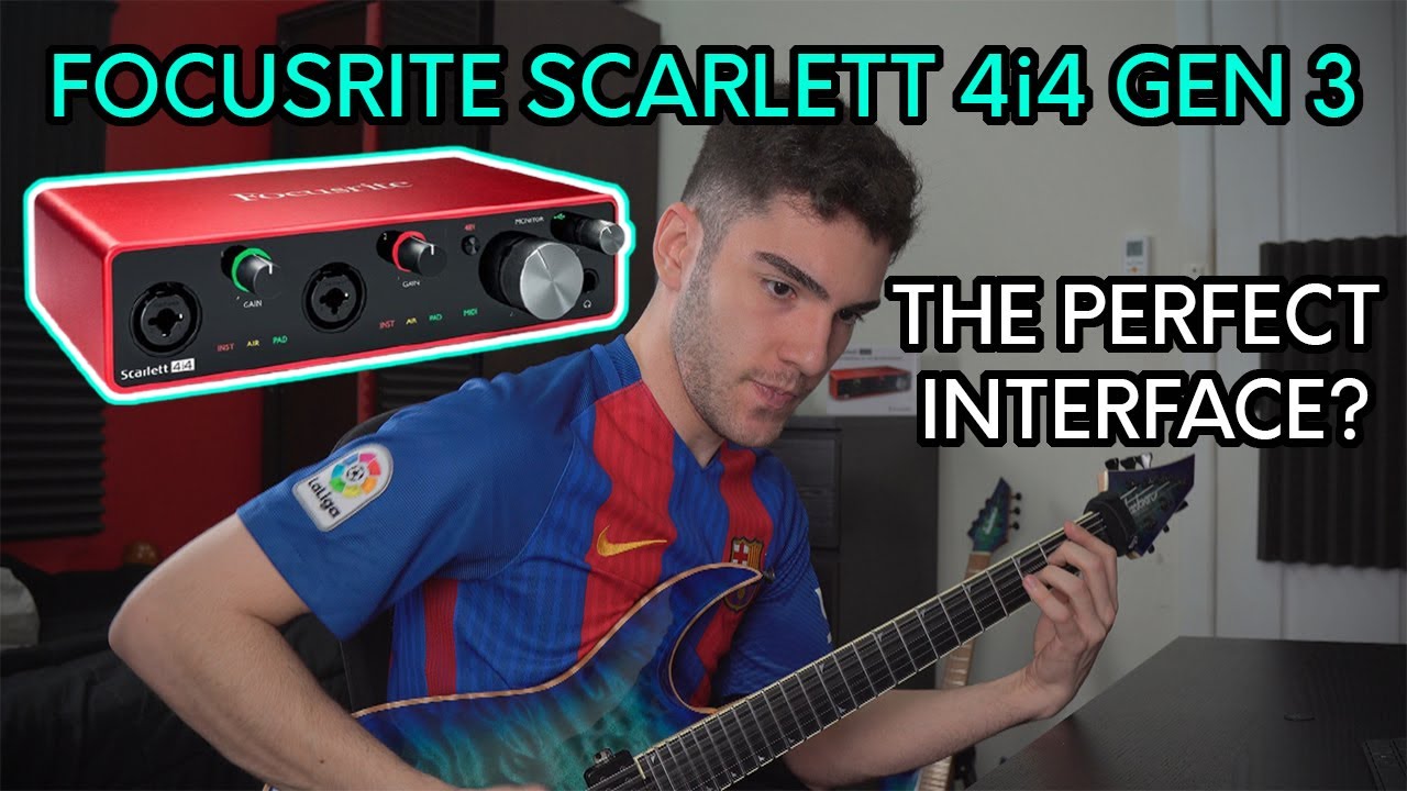 The best audio interface for bedroom musicians? - Focusrite Scarlett 4i4 3rd Gen