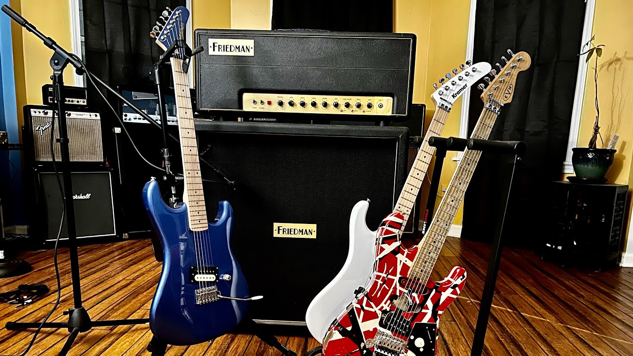 Kramer Baretta Special Vs. EVH Frankie and Kramer 1984 - Tone Test Through a Friedman BE100