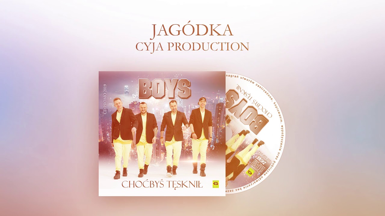 Boys - Jagódka (Cyja Production) CD PROMO 2019
