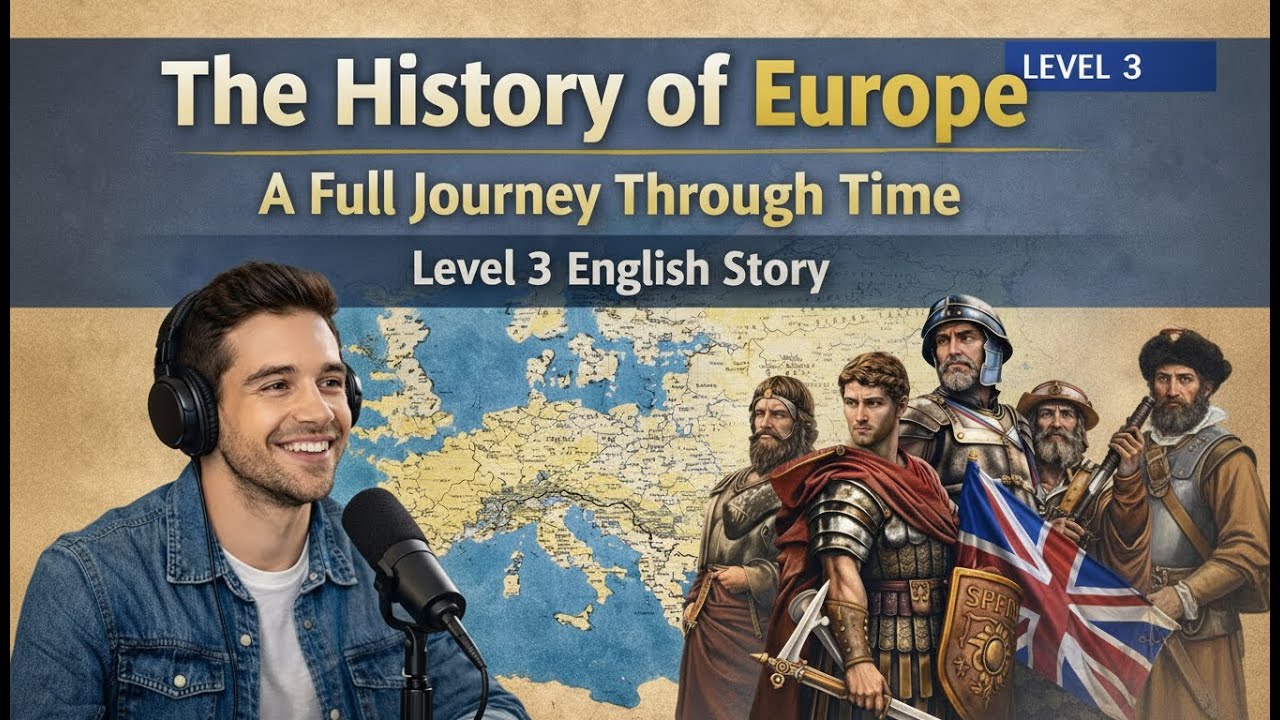 The History of Europe | A Full Journey Through Time | Level 3 English Story