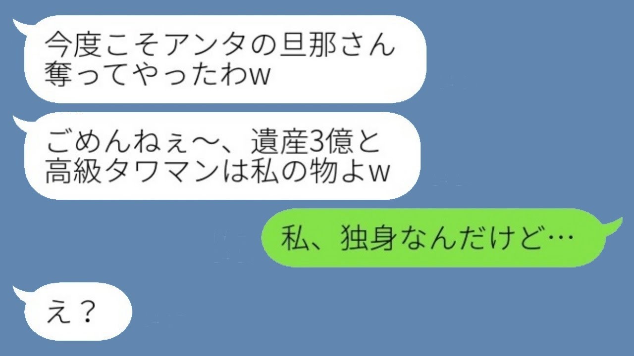 友人に奪われた旦那が遺産3億＆超高級タワマンを自慢！衝撃の真実を伝えた瞬間の反応がヤバすぎたww