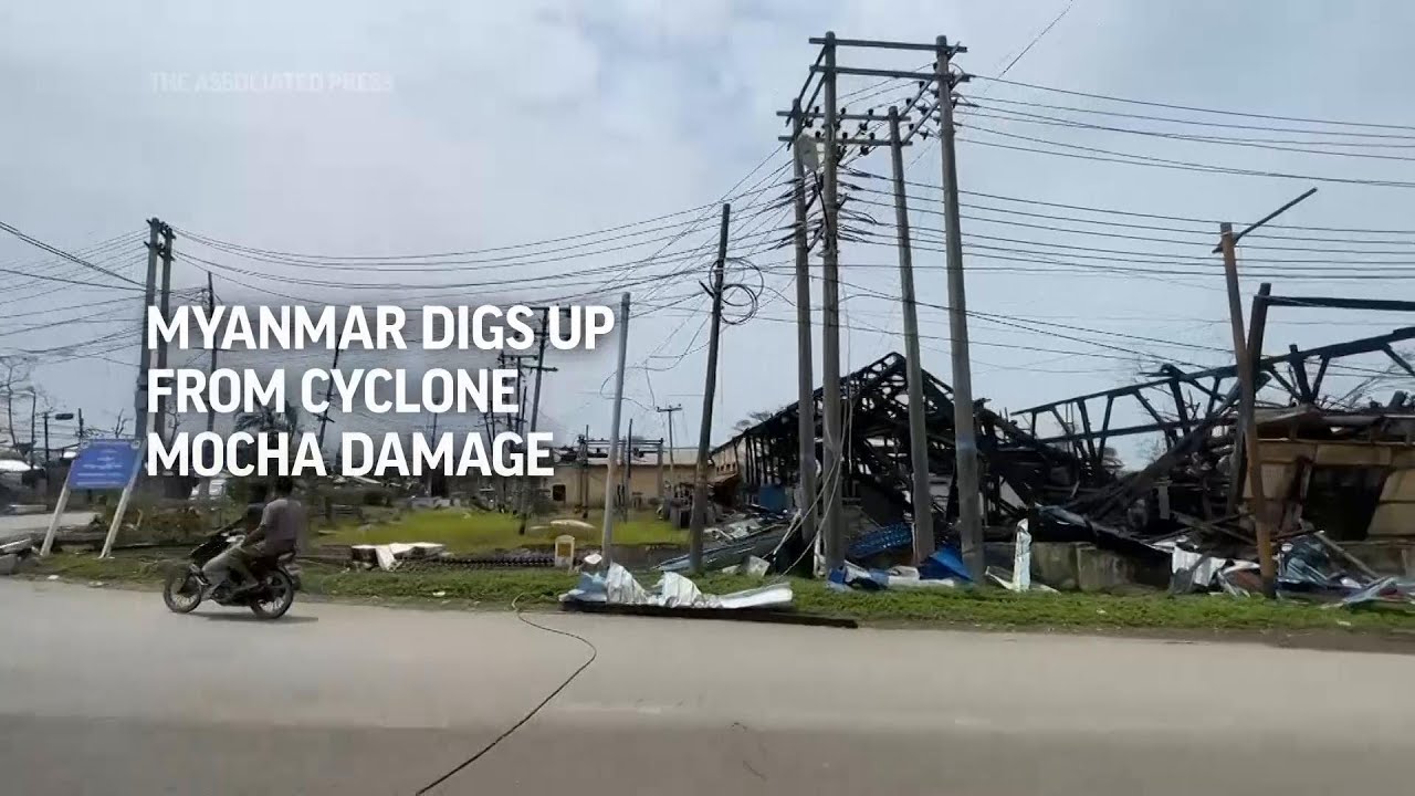 Myanmar communities work to repair storm damage
