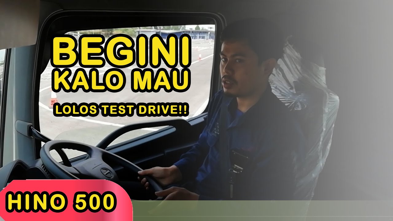 Belajar Mengemudi Mobil Hino 500 Truck Wing Box Test Drive di Sirkuit Pt Seino Indomobil Logistics