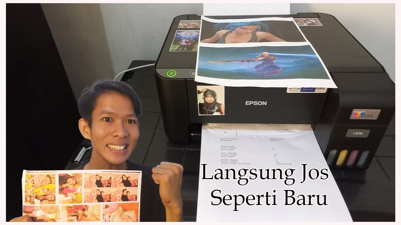 Cara Mengatasi Printer Epson L3210 Hasil Print Gambarnya Berwarna Kuning