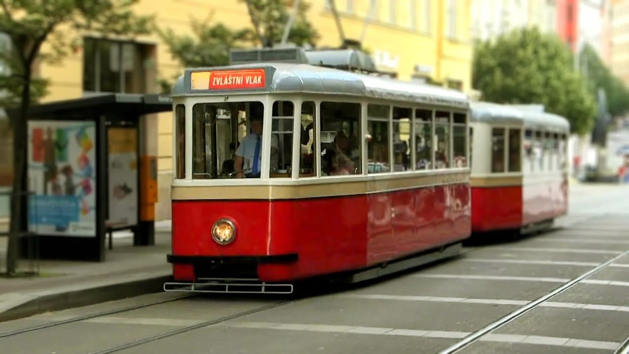 Dopravní nostalgie 2024 -  retro linky MHD (vůz DPMB KPS Brno 4MT2 ... ad.)