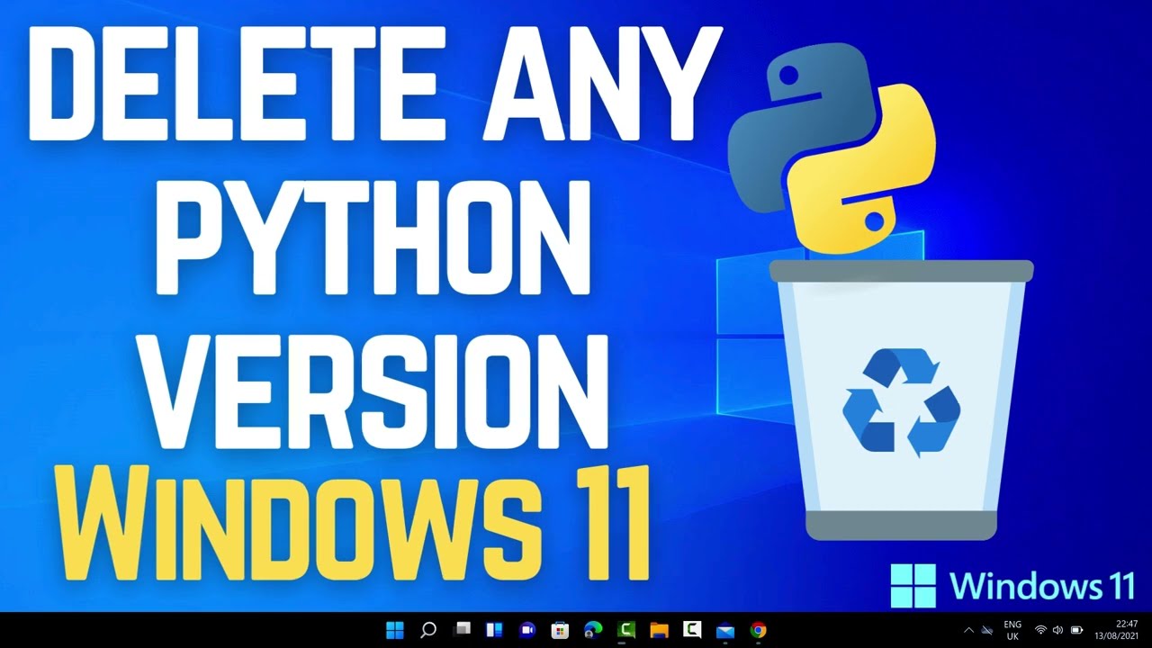 How to Uninstall Python in Windows 11 | Delete Any Python Version Completely from windows Guide