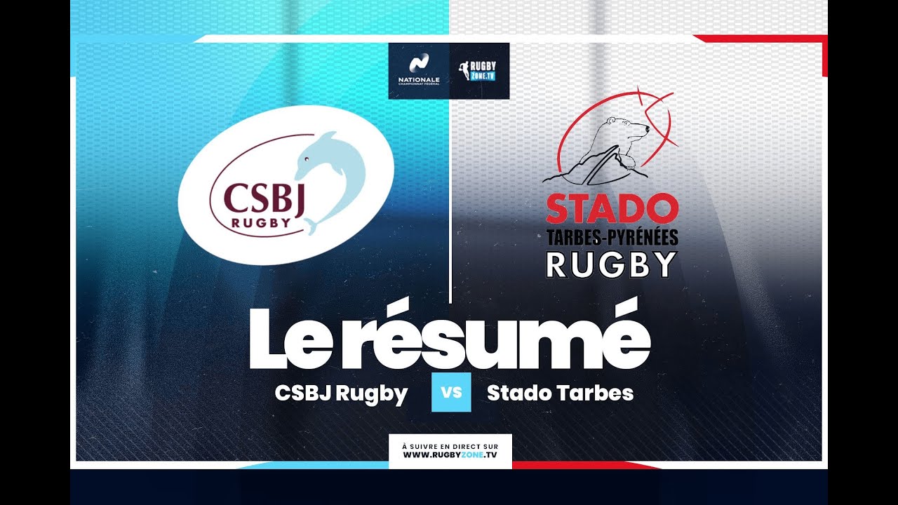 Nationale J21 - CSBJ Rugby vs Stado Tarbes