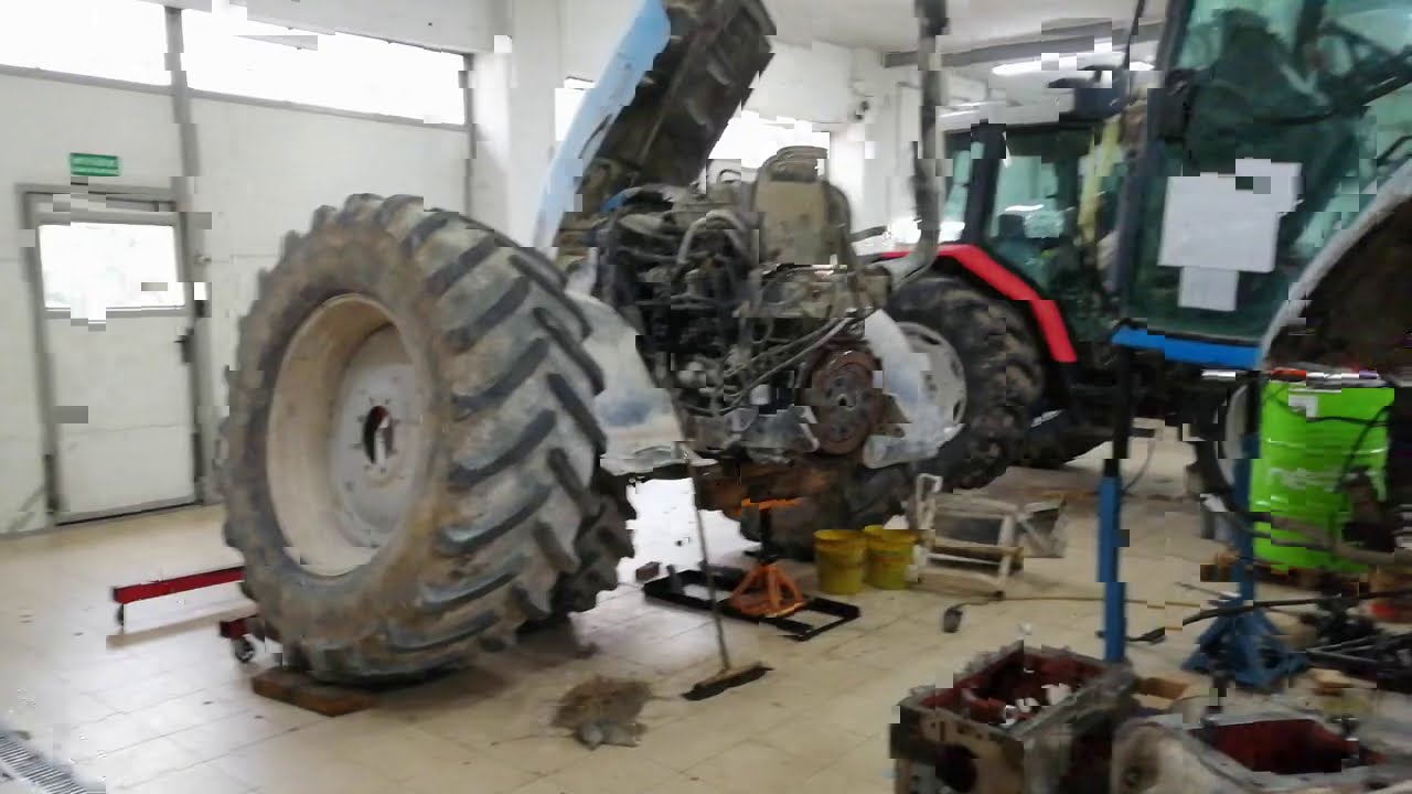 Agro mechanika serwis maszyn rolniczych naprawa landiniego i uważajcie na ciągniki z pod ladowacza