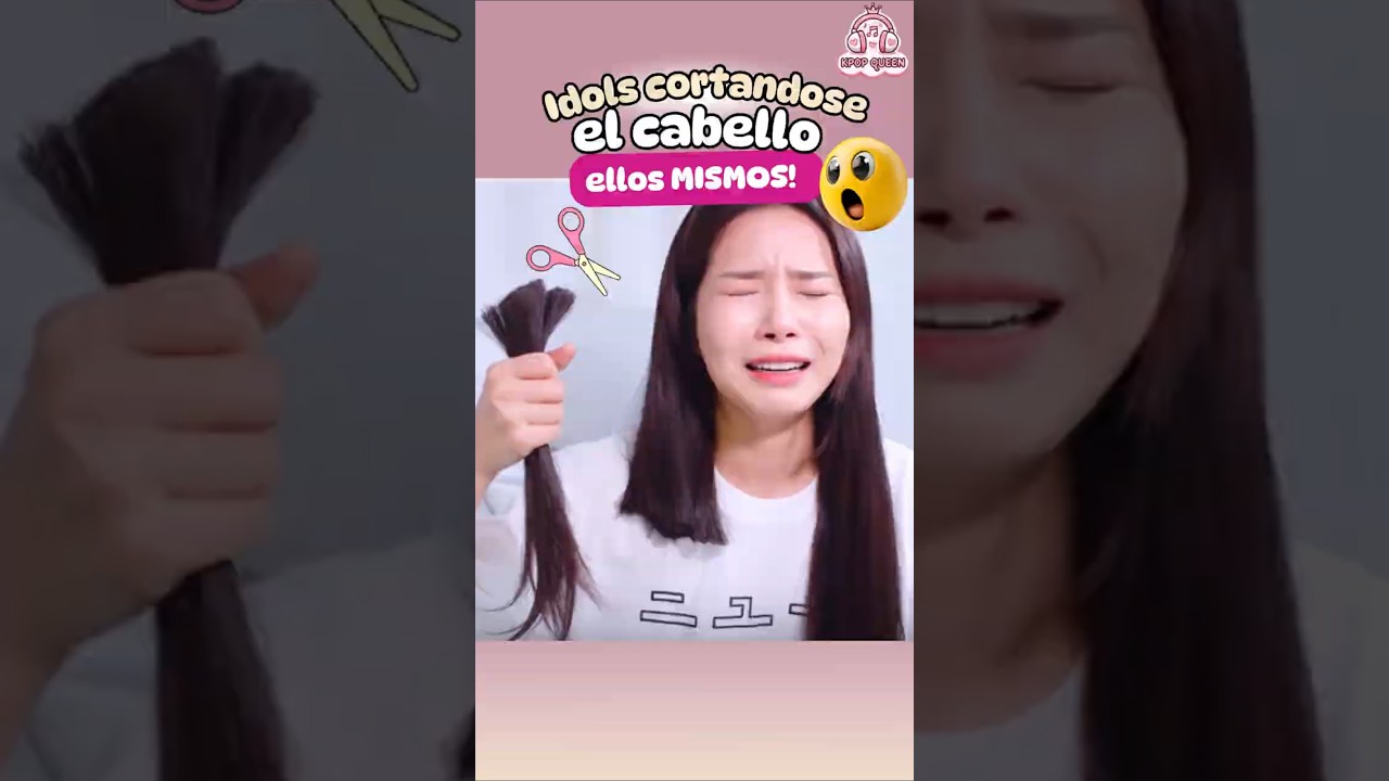 Idols cortándose el cabello ellos mismos (fail total 😭✂️)