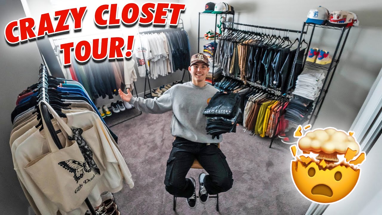 CRAZY SNEAKERHEAD CLOSET TOUR! *Favorite Clothing Pick-Ups of 2022*
