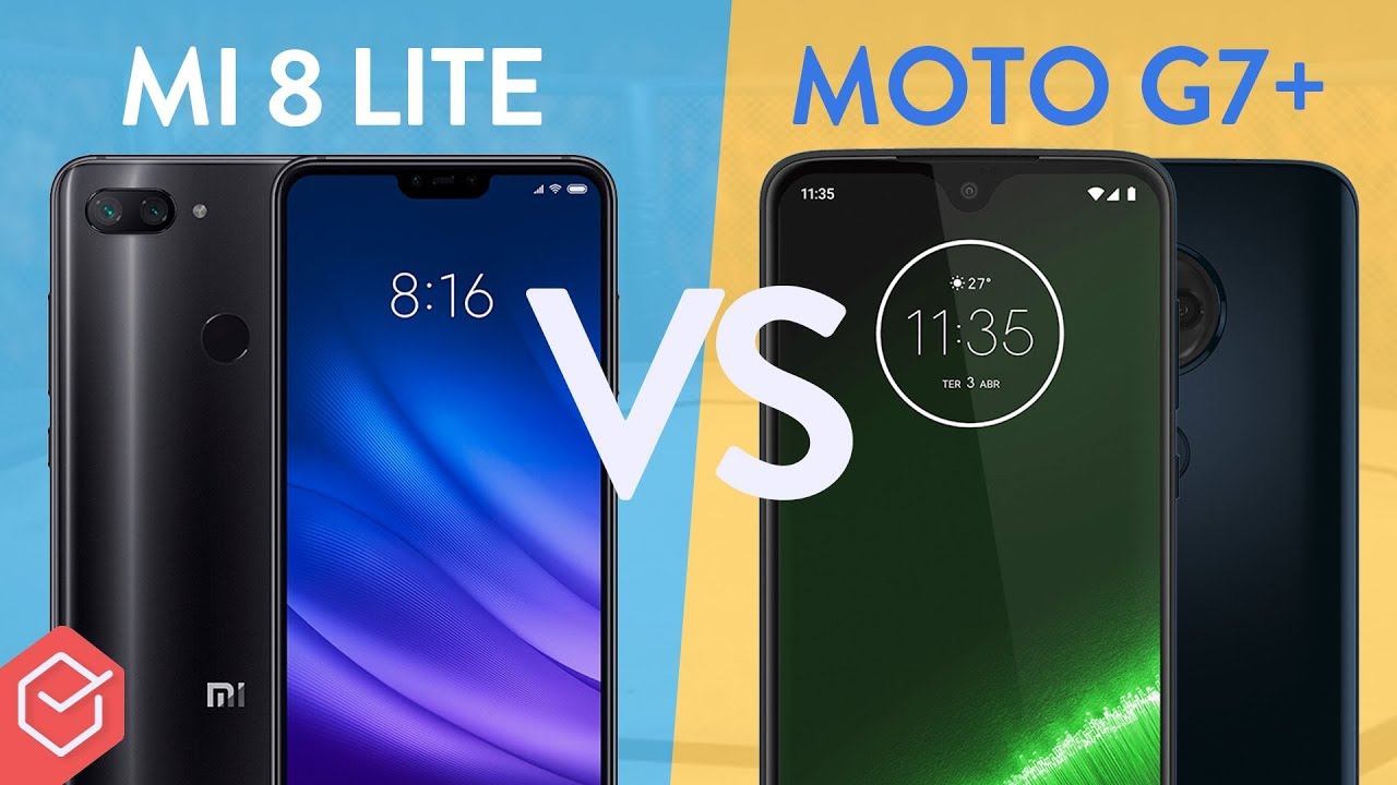 MOTO G7 PLUS vs. MI 8 LITE - Nacional vs. Importado! | Comparativo