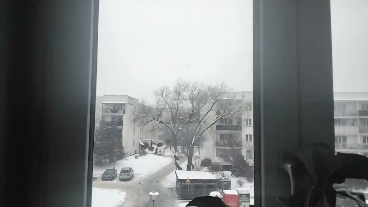 14.01.2026.WARSZAWA NATOLIN WYŻYNY W DZIEŃ ZIMĄ NIEBO HYPERLAPSE 