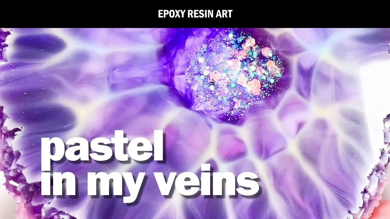 Ep. 110 Pastel in My Veins - DIY Epoxy Resin Coaster