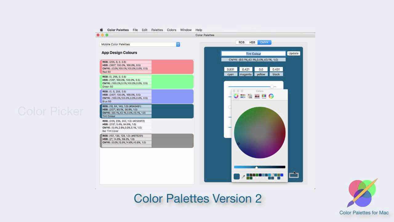 Color Palettes For Macintosh