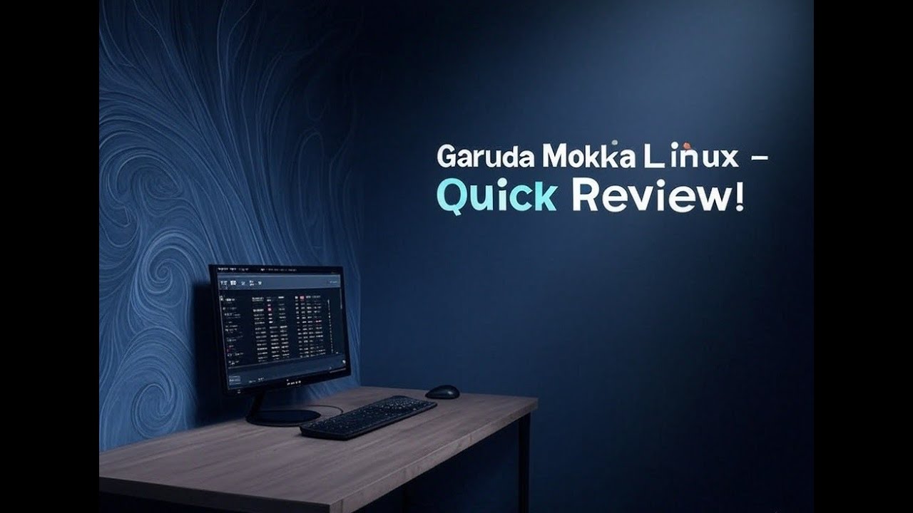 Garuda Mokka Linux - Quick Review! - The Most Beautiful Distribution, EVER!