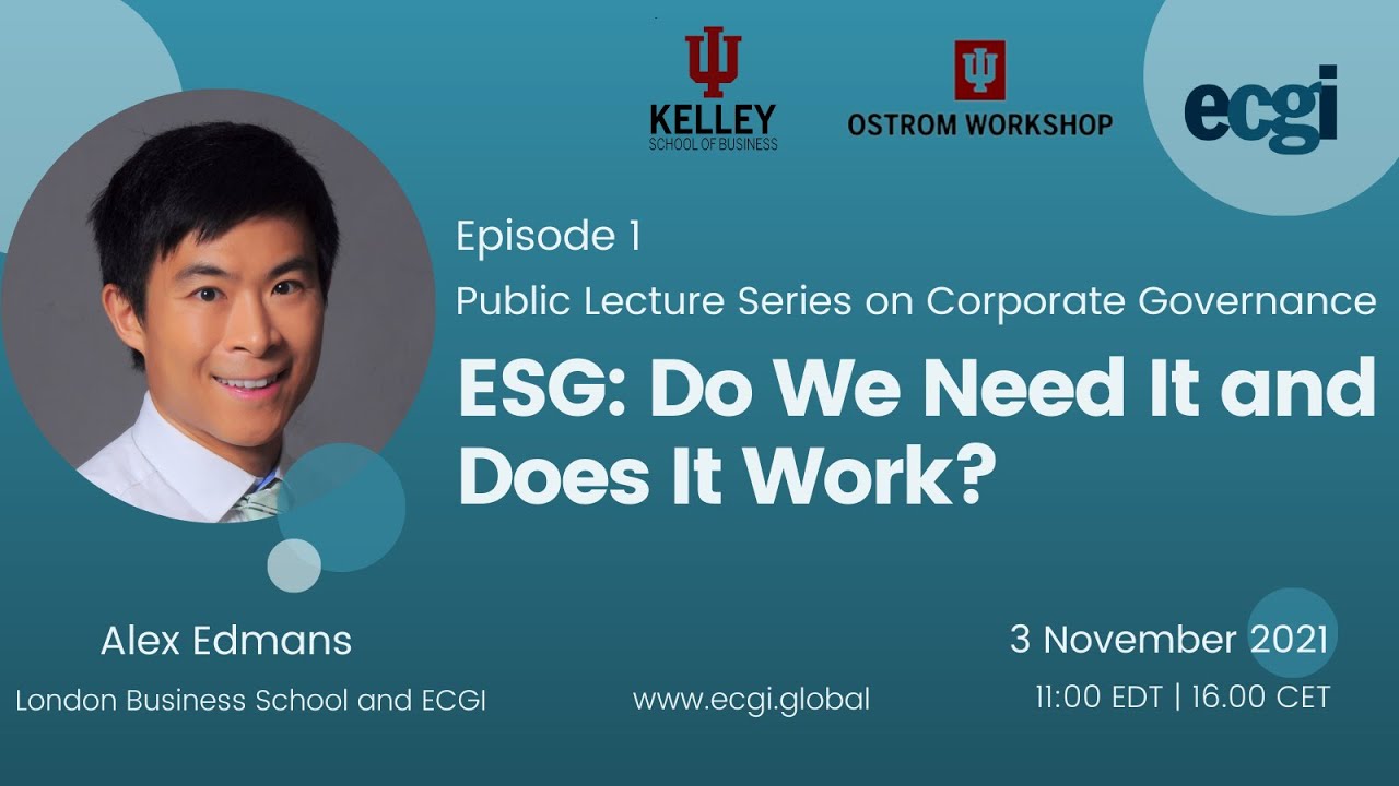 ESG: Do We Need It and Does It Work?