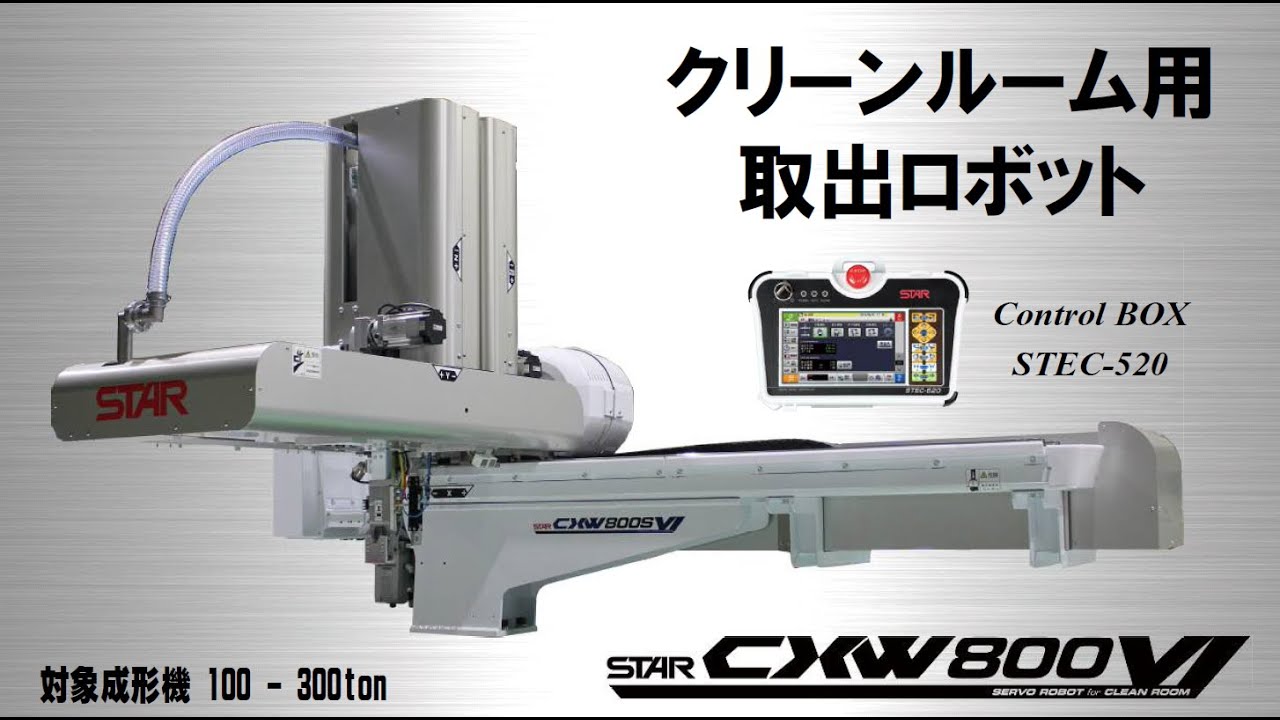 ★STAR SEIKI★ 低発塵仕様取出機 CXW-800SVI @IPF2014 Japan