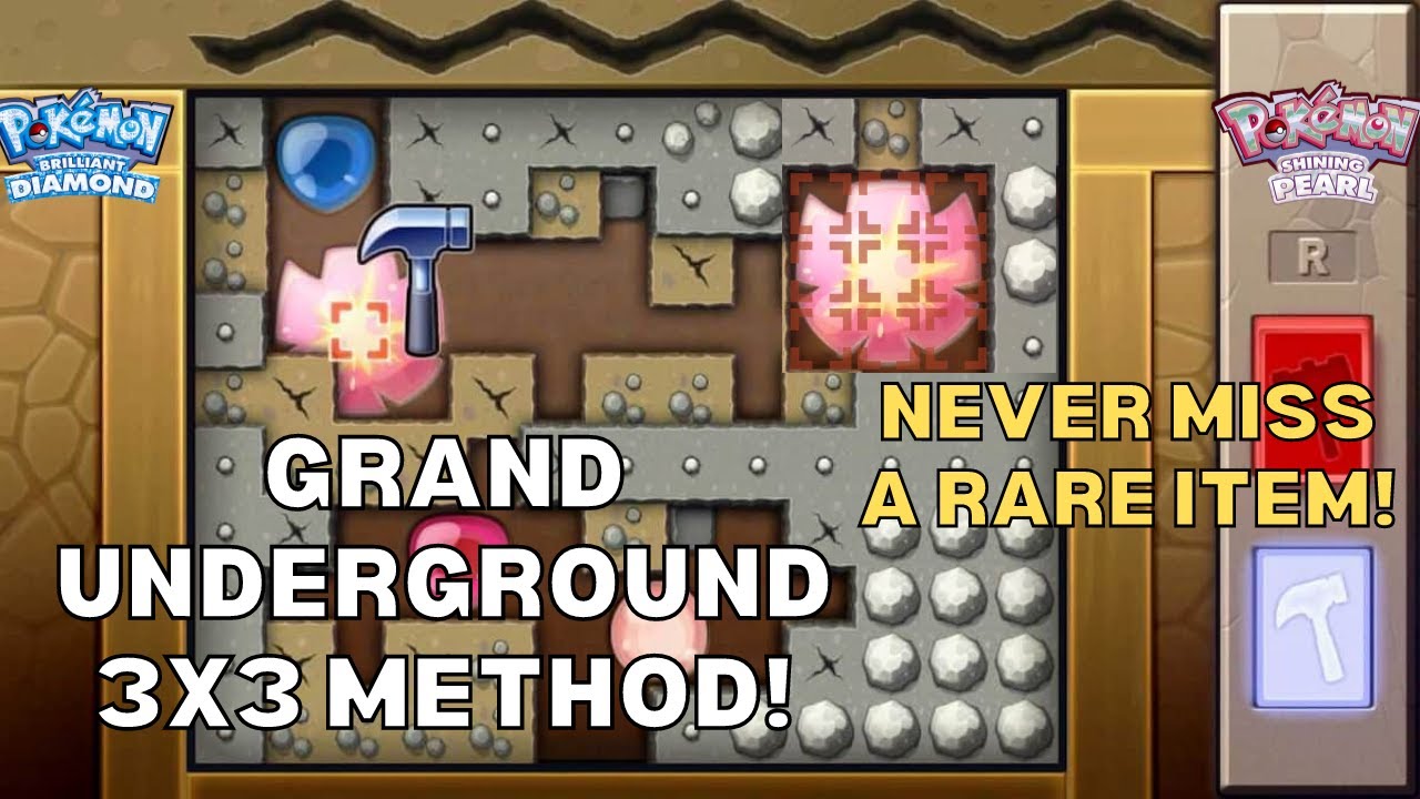 Use This Method to Get Rare Items In the Underground Pokémon Brilliant Diamond and Shining Pearl