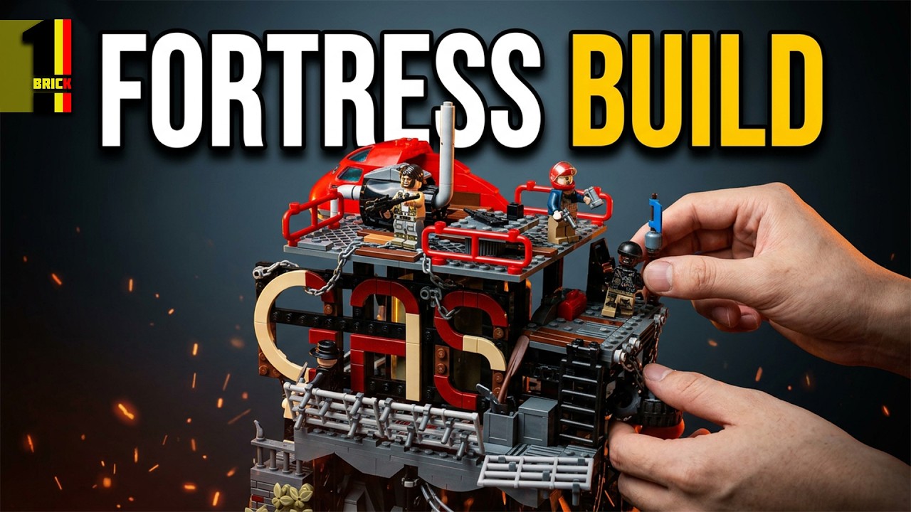 Tower of survivors | LEGO Zombie Apocalypse | Speed build LEGO MOC