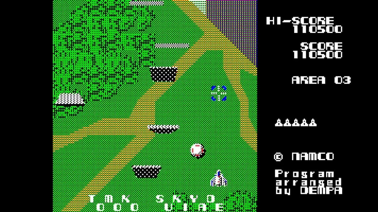 PC8001mk2SR版 ゼビウス・改造・その3