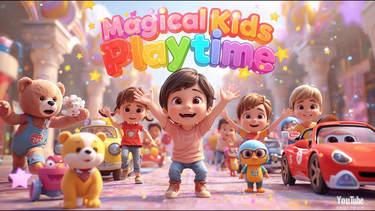 🎈 Magical Kids Playtime | 3D Toys Parade & Adventure! 🌈#kids #fun
