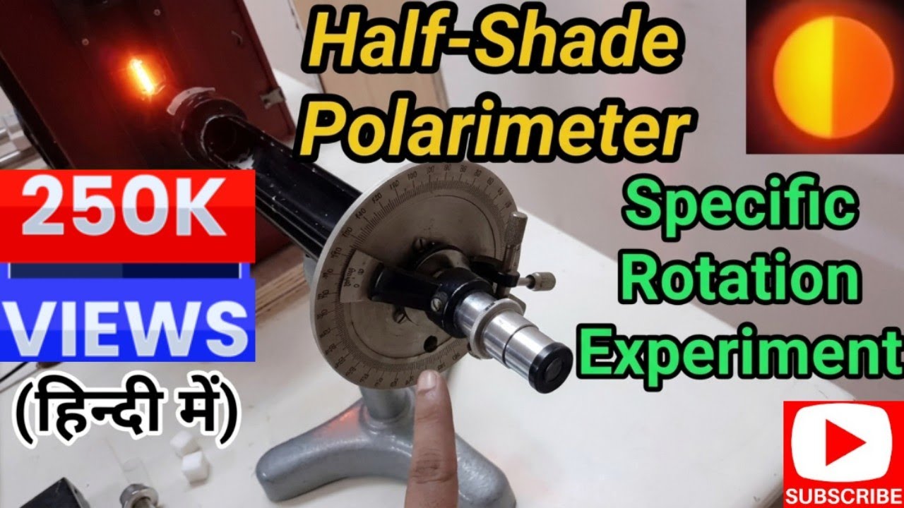How To Find Specific Rotation By Half-Shade Polarimeter | Engineering Physics