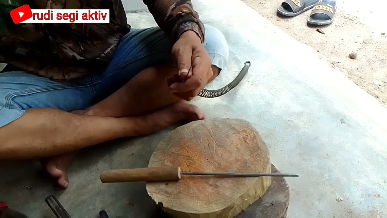 cara membuat mata pancing dari per baja