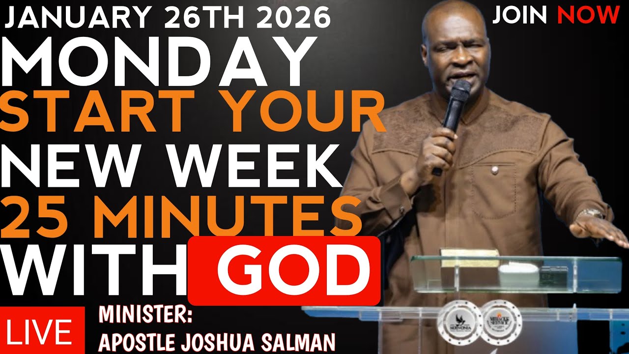 January 26 Morning Prayer: Speak Life Into Your New Week | Apostle Joshua Selman