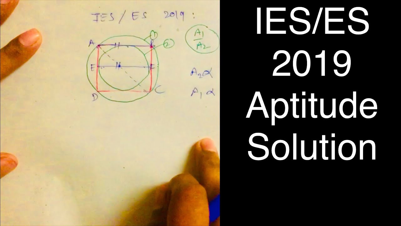 IES /ESE  solution : aptitude question paper -1