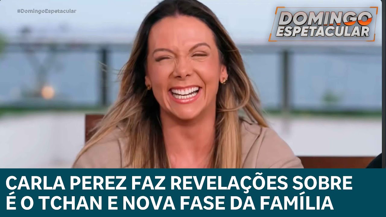 Carla Perez encontra filho do Gugu e relembra carreira no É o Tchan e comenta nova fase da família