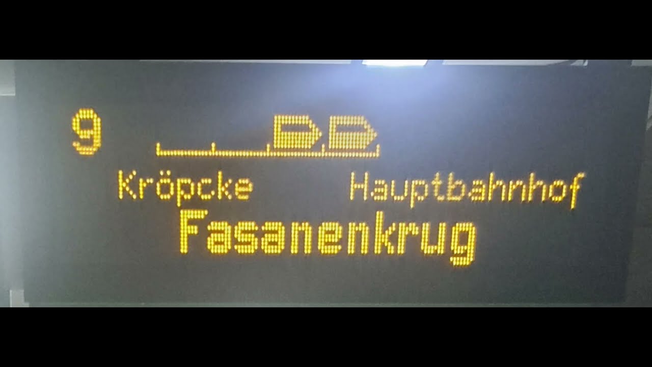 ÜSTRA Ansagen (Neu) Linie 9 von Empelde nach Fasanenkrug